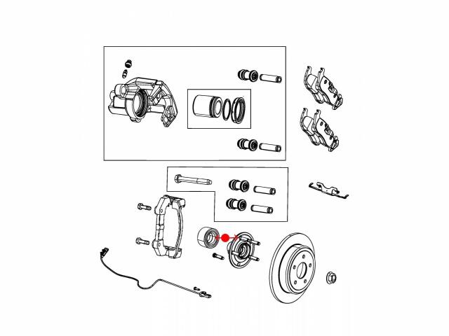 68346852AA,MOPAR MOPAR,Wheel Bearing & Hub-宜配网-专业汽配网