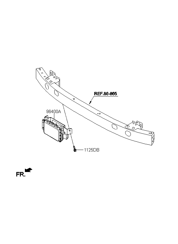 UNIT ASSY-SMART CRUISE CONTROL, <span>964103N100, Main Group: ELECTRIC, Diagram: AUTO CRUISE CONTROL, Location Of Picture: 96400A