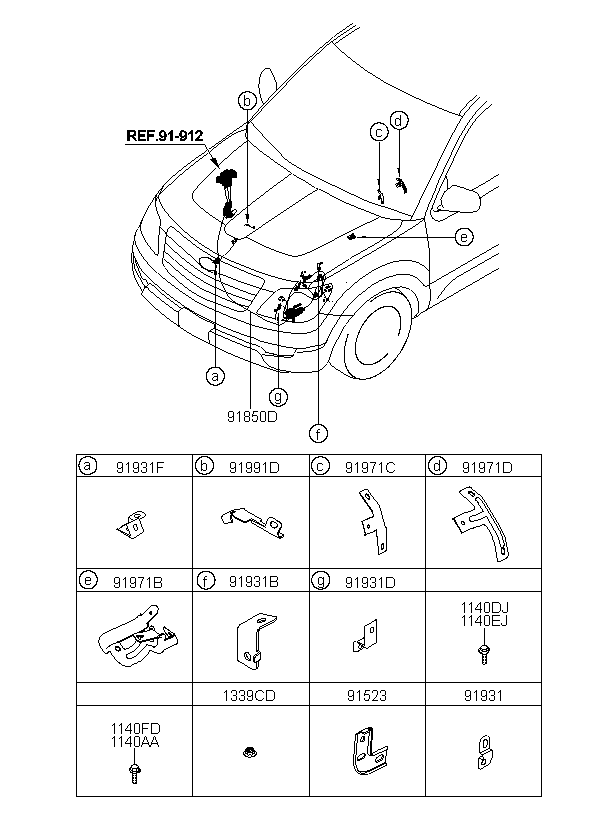 BRACKET-CONTROL WIRING MTG, <span>919922J080, Main Group: ELECTRIC, Diagram: CONTROL WIRING, Location Of Picture: 91971C