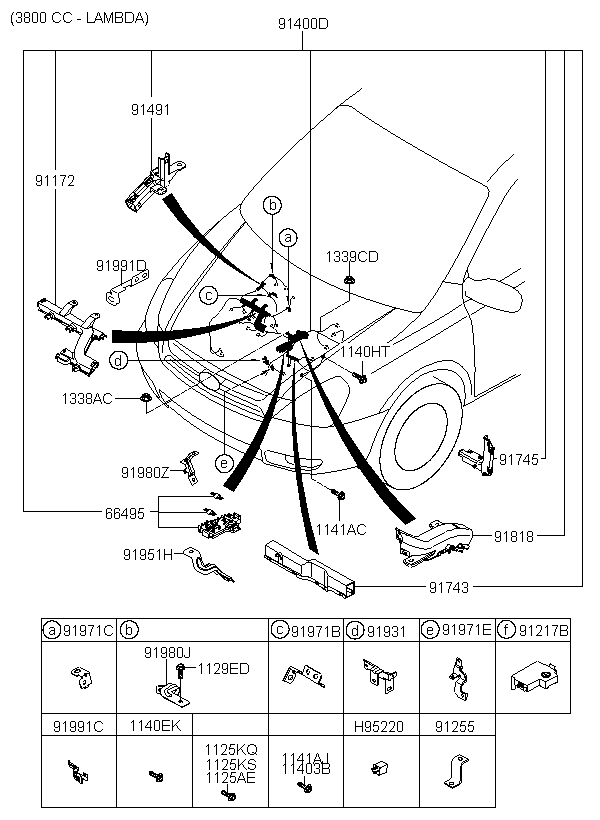 BRACKET-CONTROL, <span>919924D010, Main Group: ELECTRIC, Diagram: CONTROL WIRING, Location Of Picture: 91971E