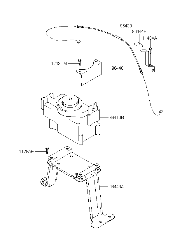 MODULE ASSY-AUTO CRUISE, <span>9641026200, Main Group: ELECTRIC, Diagram: AUTO CRUISE CONTROL, Location Of Picture: 96410B