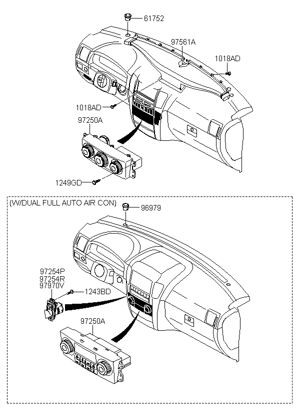 SENSOR-IN CAR, <span>972353E070, Main Group: ELECTRIC, Diagram: HEATER SYSTEM-HEATER CONTROL, Location Of Picture: 97970V