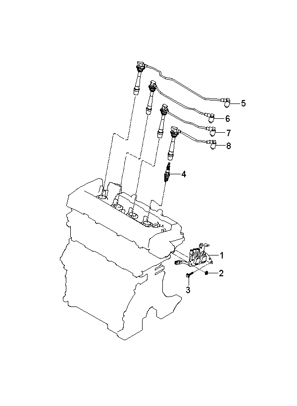 PLUG ASSY-SPARK, <span>1881408051, Main Group: ENGINE, Diagram: SPARK PLUG & CABLE, Location Of Picture: 04