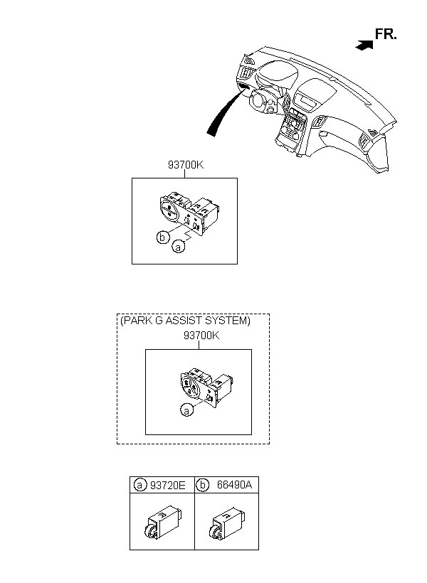 SWITCH-H.L.L.D, <span>937602M0009P, Main Group: ELECTRIC, Diagram: SWITCH, Location Of Picture: 66490A