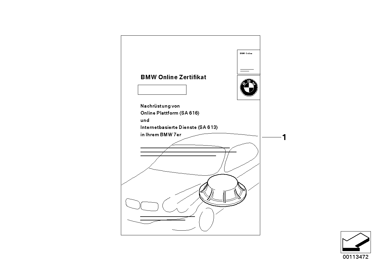 BMW 在線(xiàn)啟用, <span>01390149158, Main Group: 加裝 / 改裝 / 附件, Diagram: 加裝套件 BMW 在線(xiàn), Location Of Picture: 01