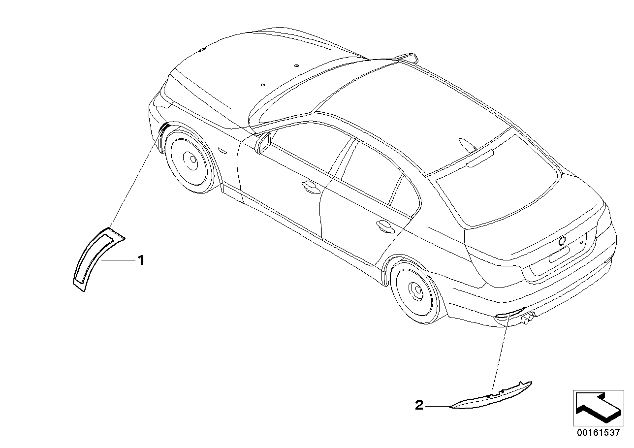 反光鏡 左, <span>63147183913, Main Group: 車(chē)燈, Diagram: 反光器, Location Of Picture: 02