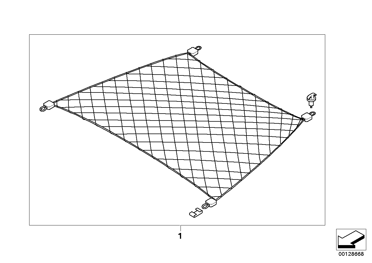 行李箱底板電路, <span>51470301592, Main Group: 加裝 / 改裝 / 附件, Diagram: 行李箱底板電路, Location Of Picture: 01