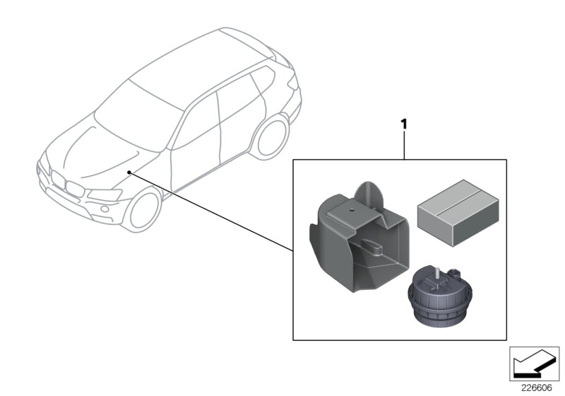 加裝套件 防盜報警裝置, <span>65122183690, Main Group: 加裝 / 改裝 / 附件, Diagram: 加裝套件 防盜報警裝置, Location Of Picture: 01