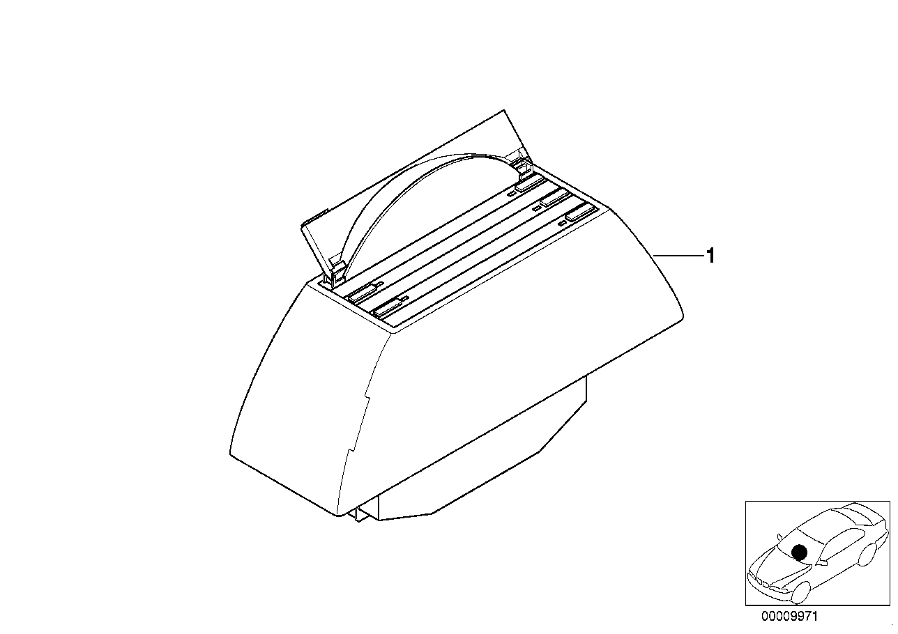 CD 架, <span>65140006996, Main Group: 加裝 / 改裝 / 附件, Diagram: CD 光盤(pán), Location Of Picture: 01