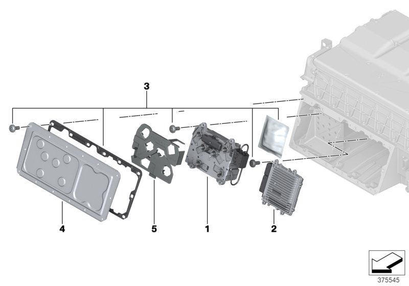 保養套件 高壓蓄電池, <span>61278642336, Main Group: 一般車(chē)輛電氣系統, Diagram: 高壓儲能器 控制單元, Location Of Picture: 03