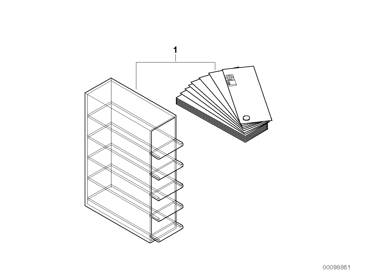 裝備一覽 盒, <span>01390009644, Main Group: 車(chē)身裝備, Diagram: 扇形顏色盒, Location Of Picture: 01