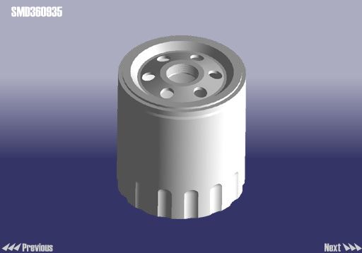 奇瑞,機油濾清器組件,SMD360935