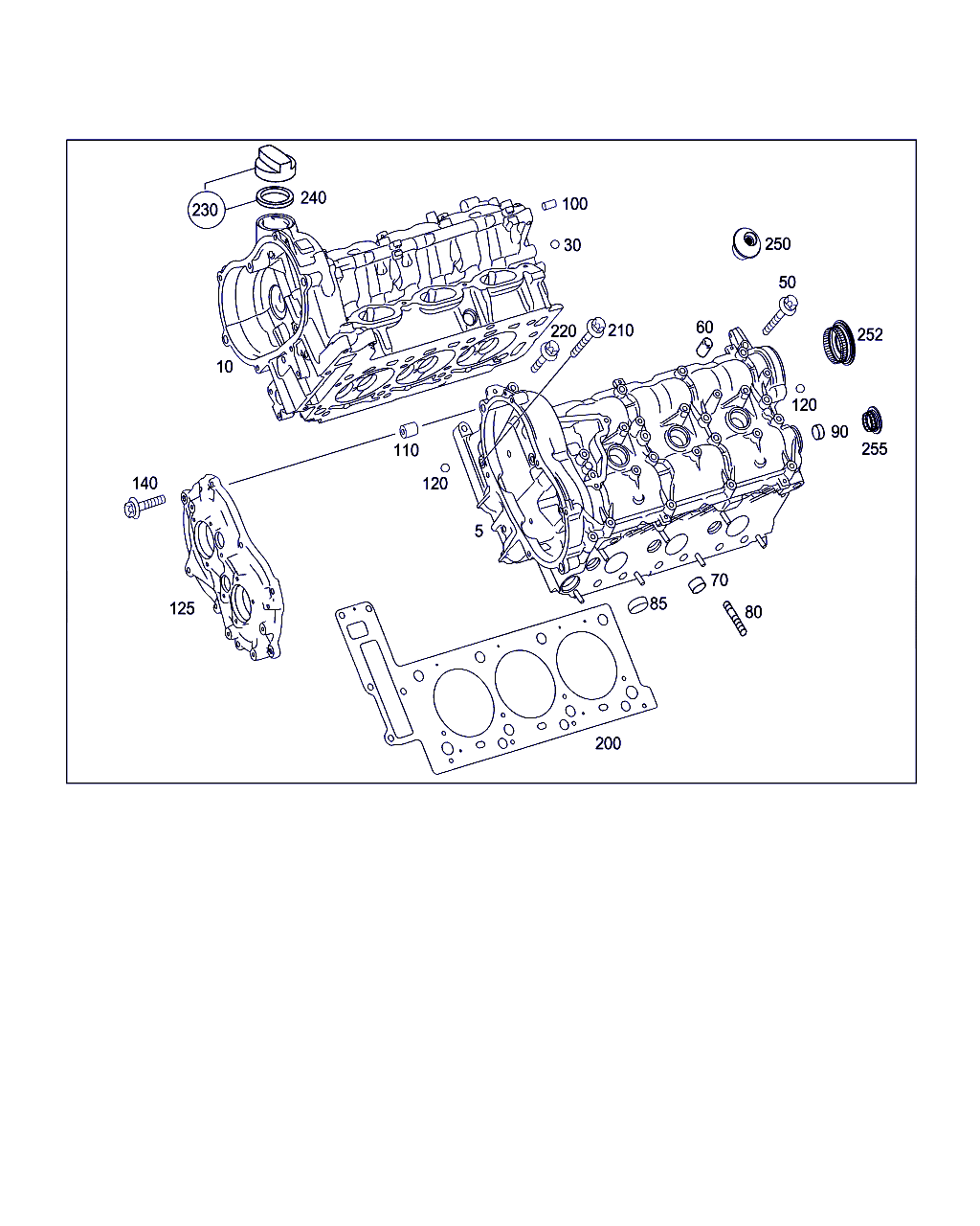 EXPANSION PLUG, <span>A 000 997 76 20, Main Group: Engine Housing, Diagram: CYLINDER HEAD & GASKET KIT, Location Of Picture: 255