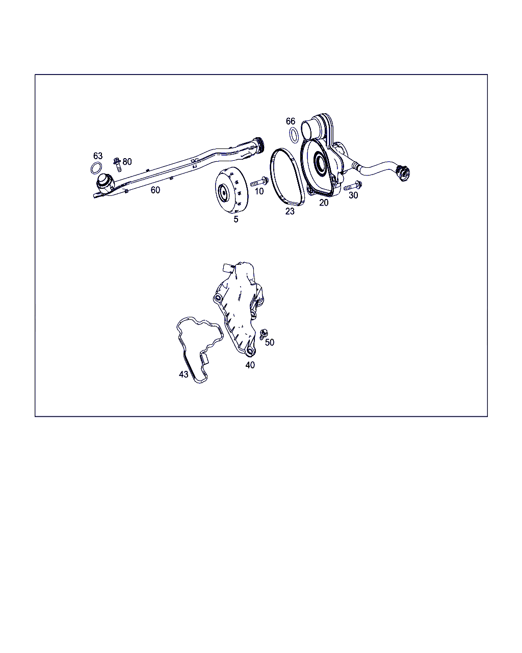 HOUSING COVER W COUPLING, <span>A 278 010 04 31, Main Group: Engine Housing, Diagram: ENGINE BREATHING, Location Of Picture: 20