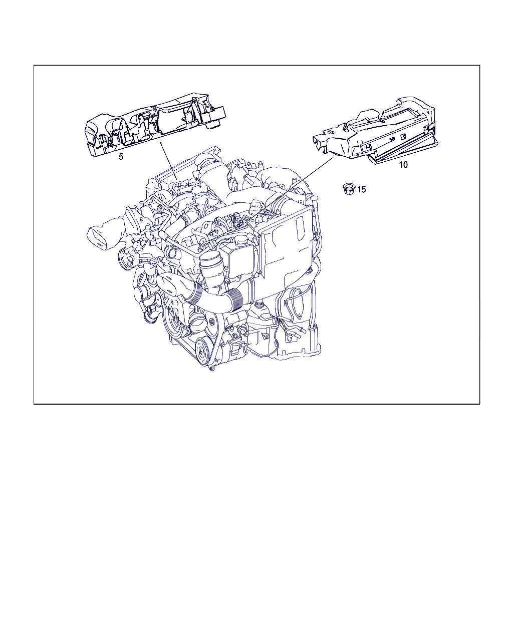 ELASTOMER BEARING, <span>A 000 998 23 42, Main Group: Engine Housing, Diagram: COVER AND NOISE DAMPING, Location Of Picture: 15