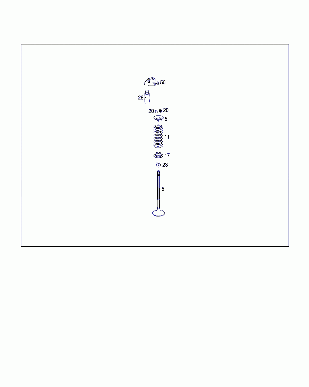 VALVE SPRING, <span>A 271 053 09 20, Main Group: Engine Management, Diagram: VALVES, Location Of Picture: 11