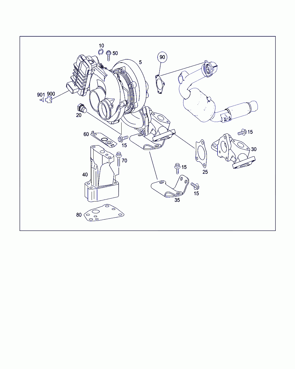 SCREW PLUG, <span>A 001 990 06 17, Main Group: Air Cleaner And Engine Charging, Diagram: TURBOCHARGER, Location Of Picture: 20