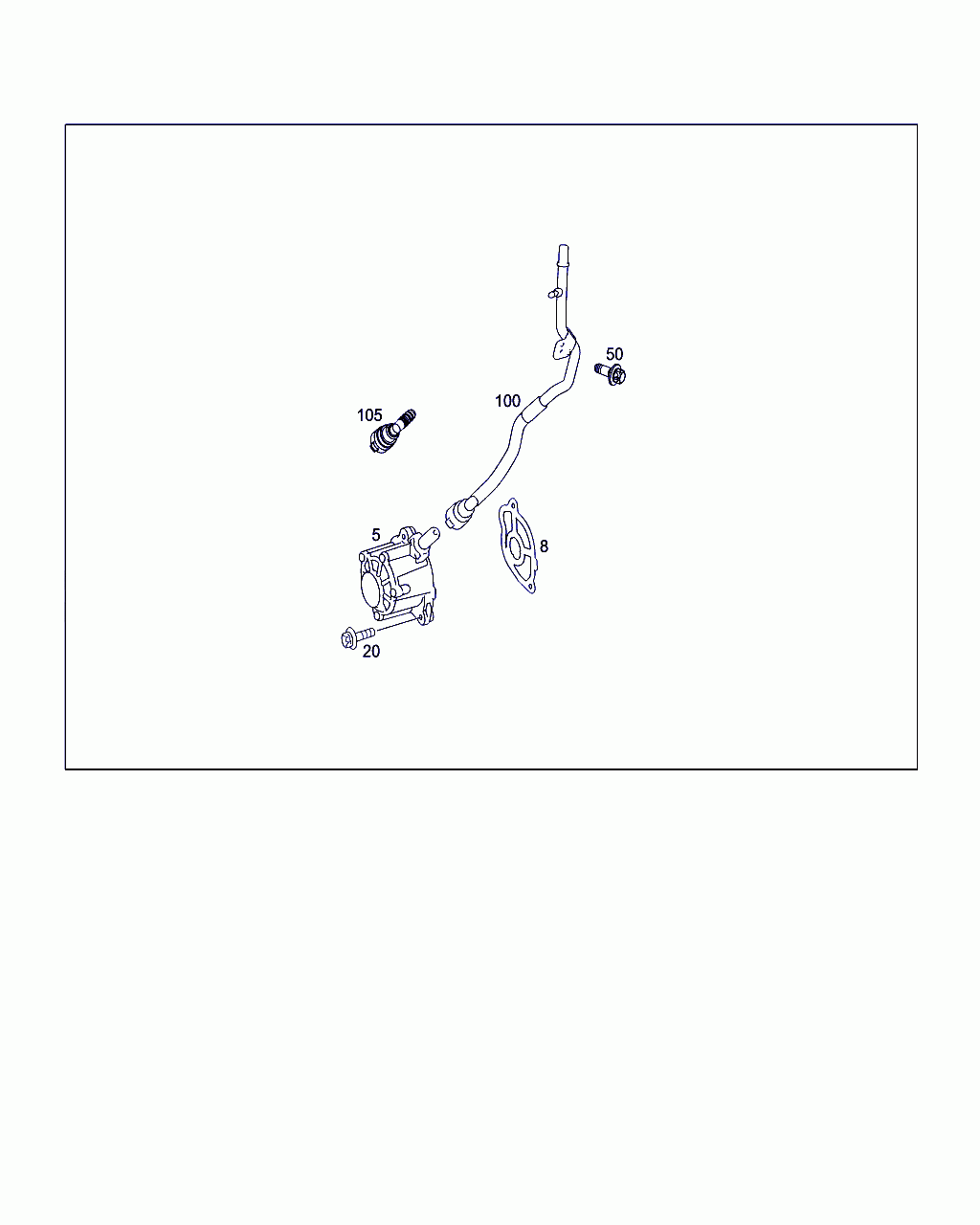 LINE, <span>A 651 230 05 56, Main Group: Power Steering Pump, Ac Compressor And, Diagram: VACUUM PUMP, Location Of Picture: 100