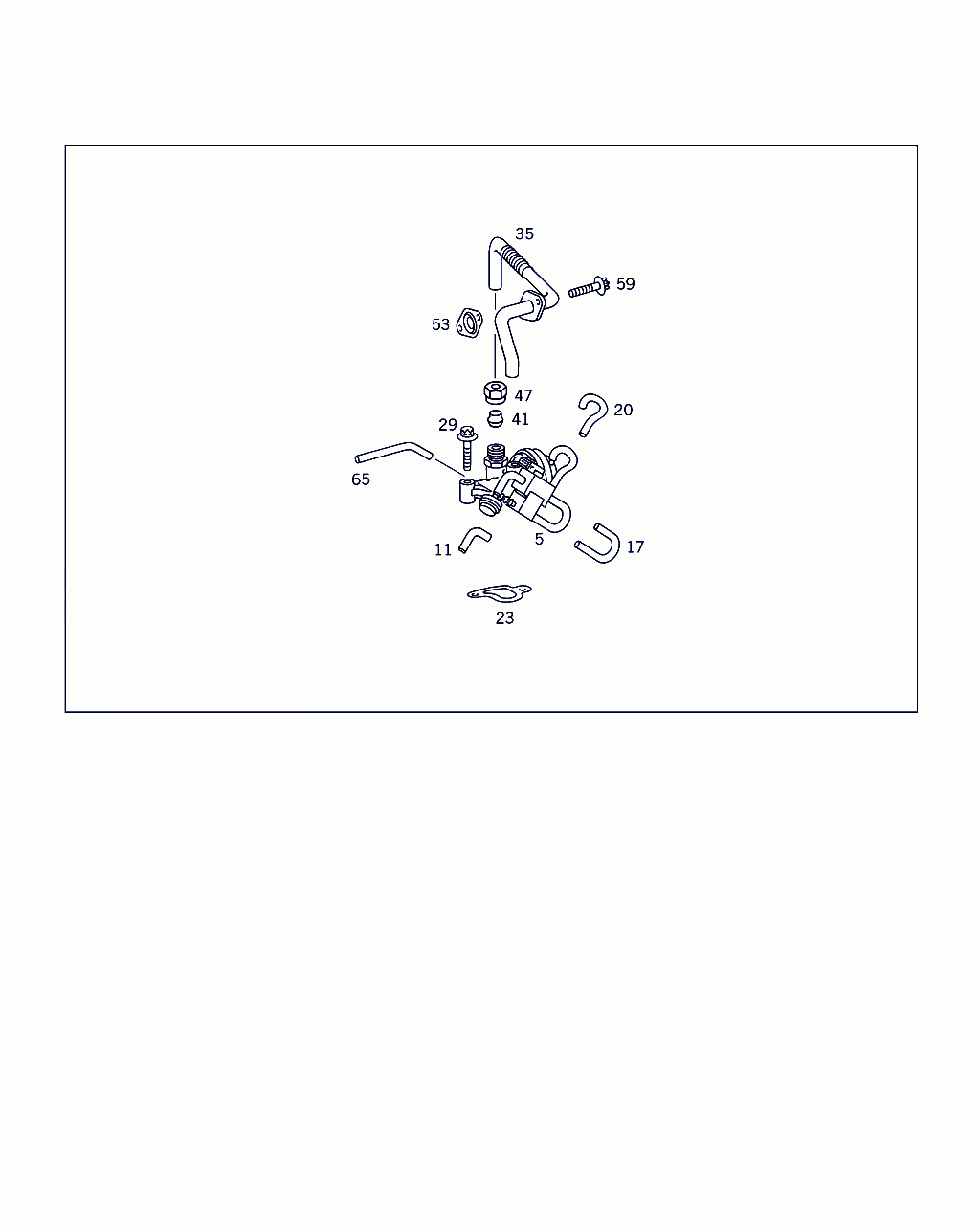 SEAL CONE, <span>A 000 990 73 67, Main Group: Intake And Exhaust Manifolds, Diagram: EXHAUST GAS RECIRCULATION, Location Of Picture: 41