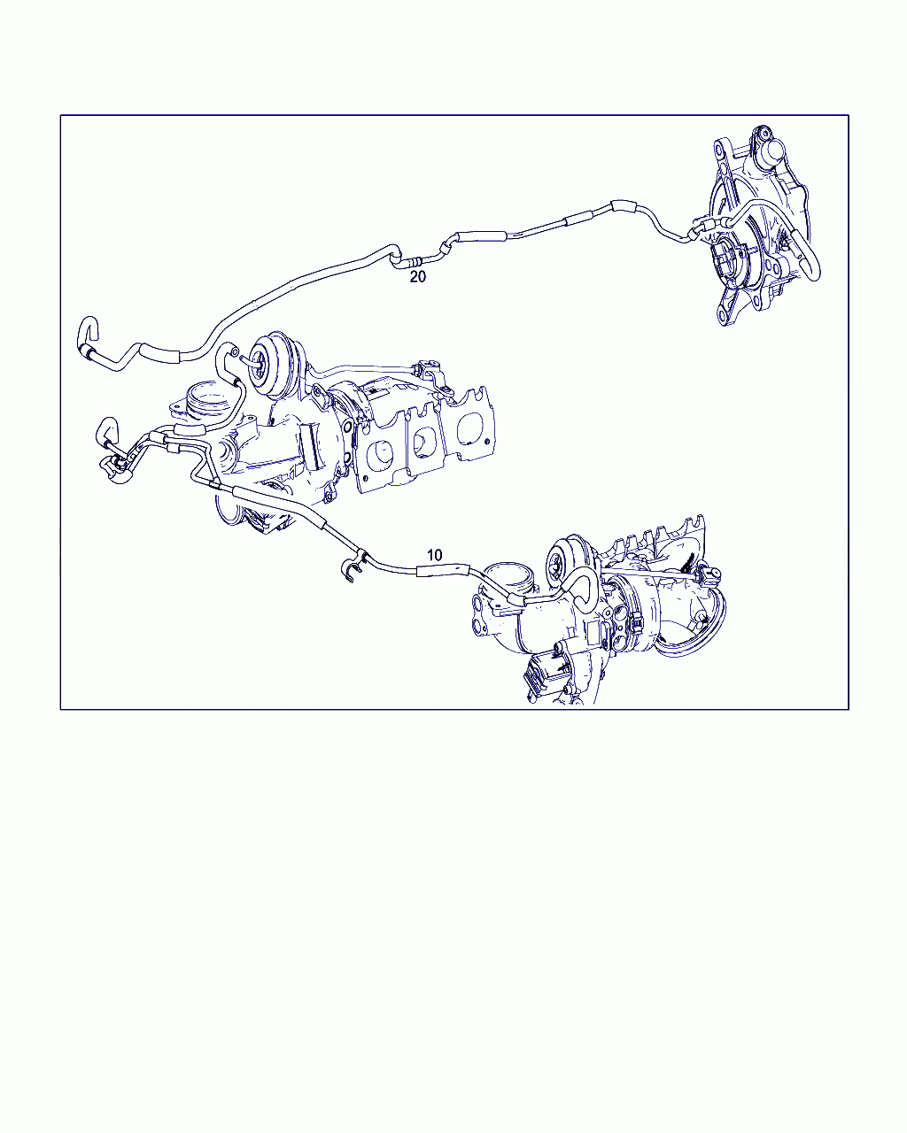 VACUUM LINE, <span>A 276 140 05 64, Main Group: Intake And Exhaust Manifolds, Diagram: VACUUM SYSTEM, Location Of Picture: 10