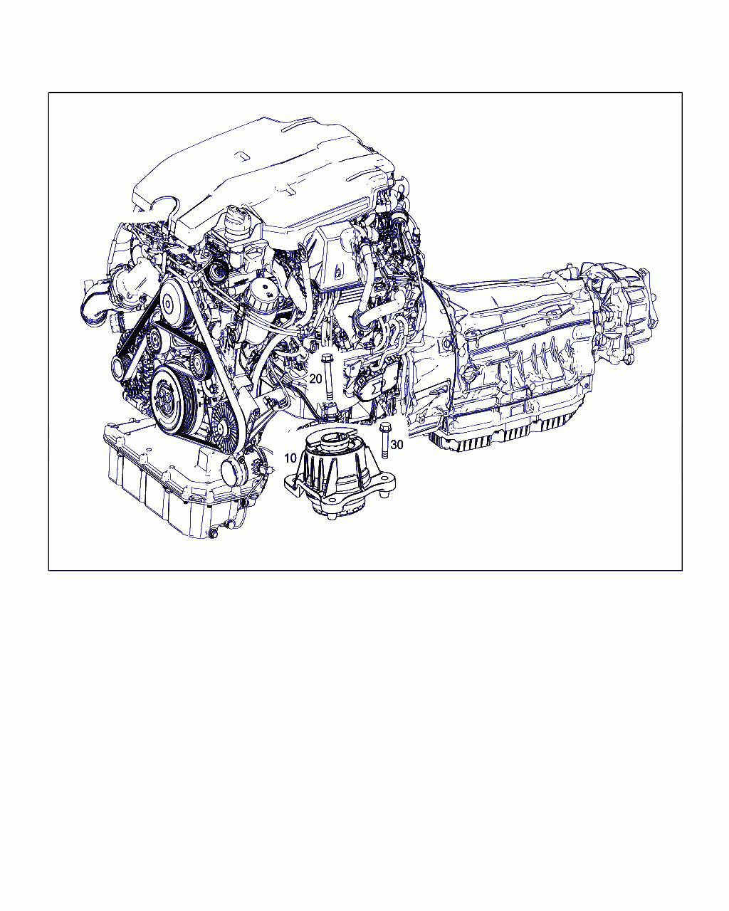 ENGINE SUPPORT, <span>A 447 241 04 13, Main Group: Engine Suspension, Diagram: ENGINE SUSPENSION, Location Of Picture: 10