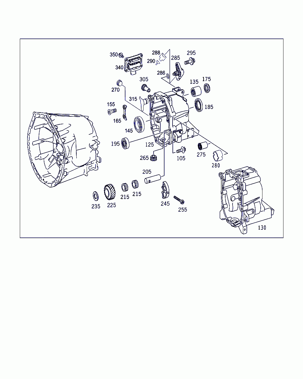 BALL SLEEVE, <span>A 000 981 04 11, Main Group: Manual Transmission, Diagram: TRANSMISSION CASE AND COVER, Location Of Picture: 275