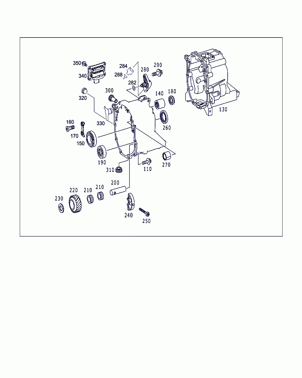 GROOVED BALL BEARING, <span>A 008 981 75 25, Main Group: Manual Transmission, Diagram: TRANSMISSION CASE AND COVER, Location Of Picture: 150