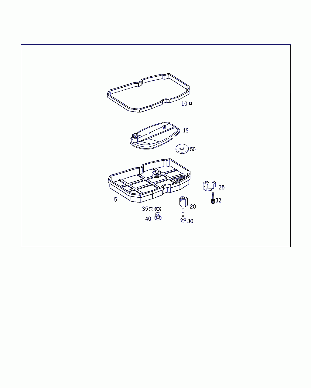 OIL PAN, <span>A 140 270 04 12, Main Group: 722.6 Mercedes-Benz Aut.transmission, Diagram: OIL PAN,OIL FILTER, Location Of Picture: 5
