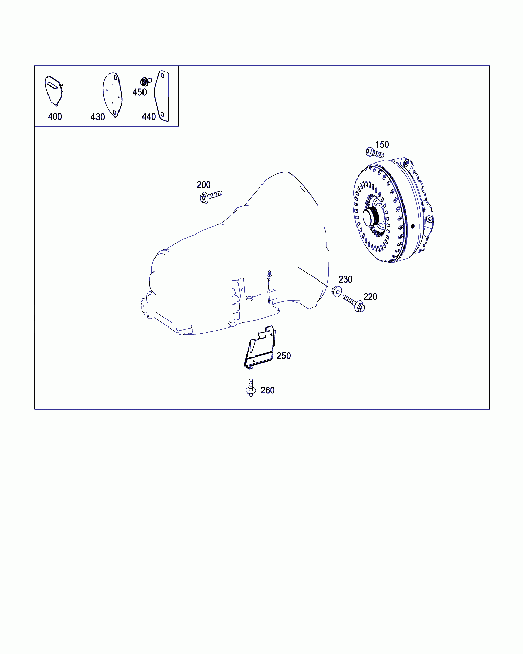 END COVER, <span>A 177 011 13 00, Main Group: Mercedes-Benz Automatic Transmission, Diagram: ATTACHED PARTS FOR TRANSMISSION, OIL FILLER PIPE, Location Of Picture: 440