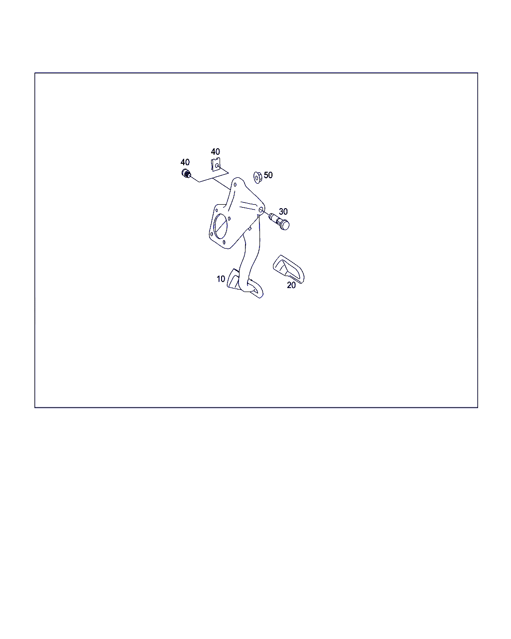 PEDAL, <span>A 164 290 11 01, Main Group: Pedal Assembly, Diagram: PEDAL ASSEMBLY WITH BEARING, Location Of Picture: 10