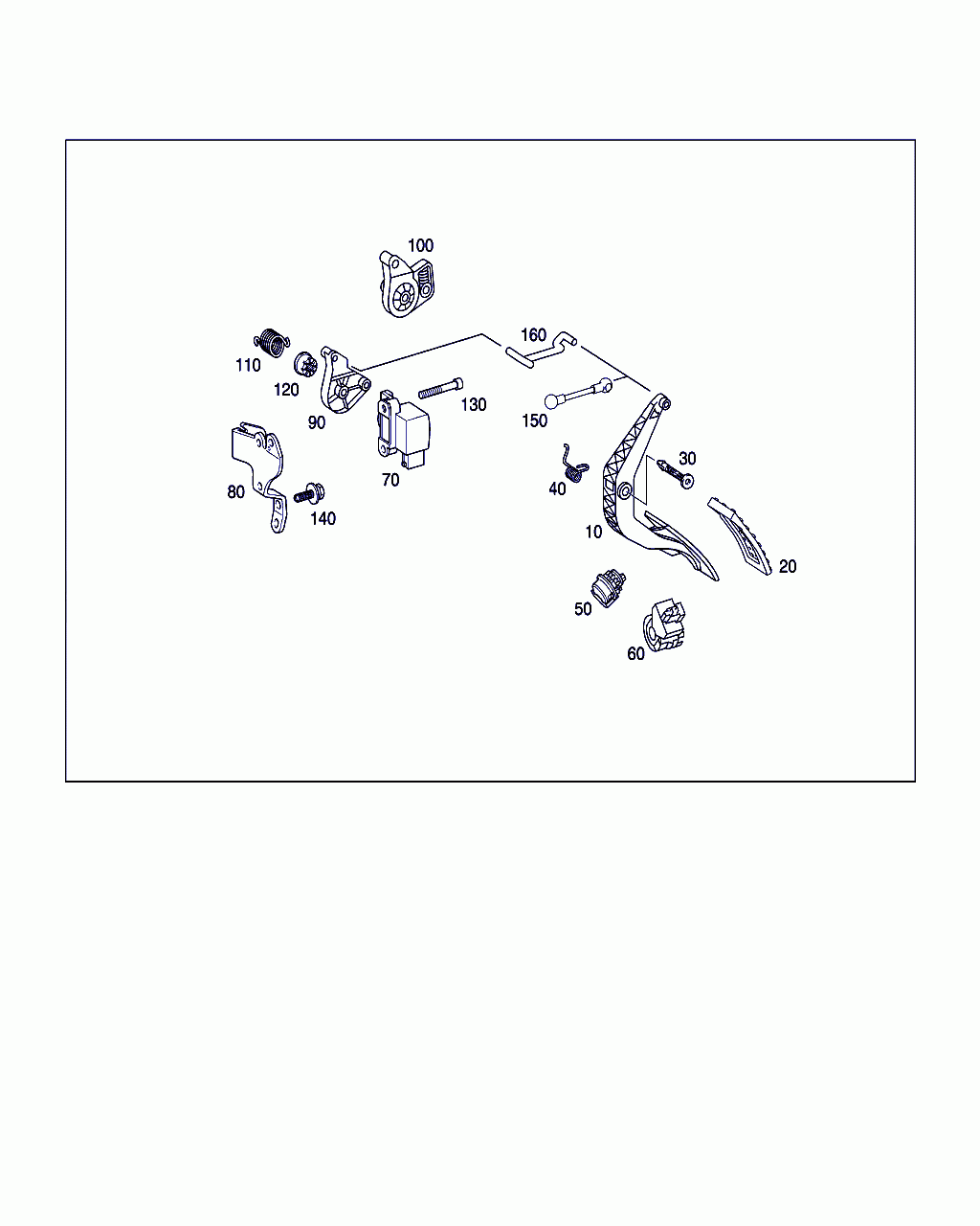 LEVER, <span>A 168 301 04 28, Main Group: Control, Diagram: CONTROL, Location Of Picture: 90