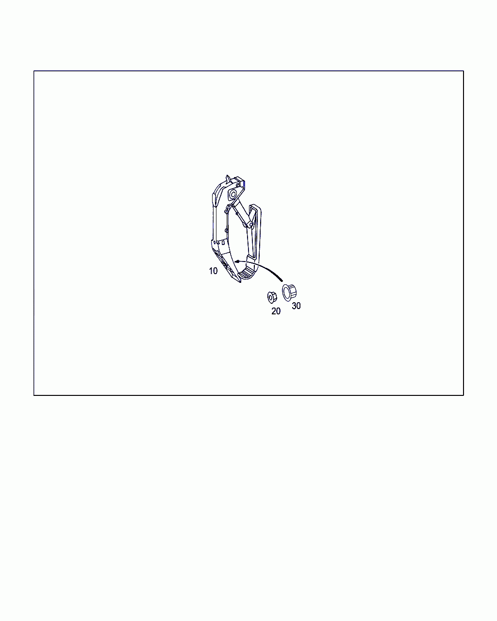 ACCELERATOR PEDAL, <span>A 221 300 02 04, Main Group: Control, Diagram: CONTROL, Location Of Picture: 10