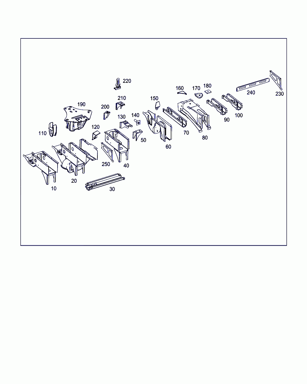 SUPPORT, <span>A 906 310 04 58, Main Group: Frame/trailer Coupling, Diagram: DETACHABLE PARTS, FRAME, Location Of Picture: 60
