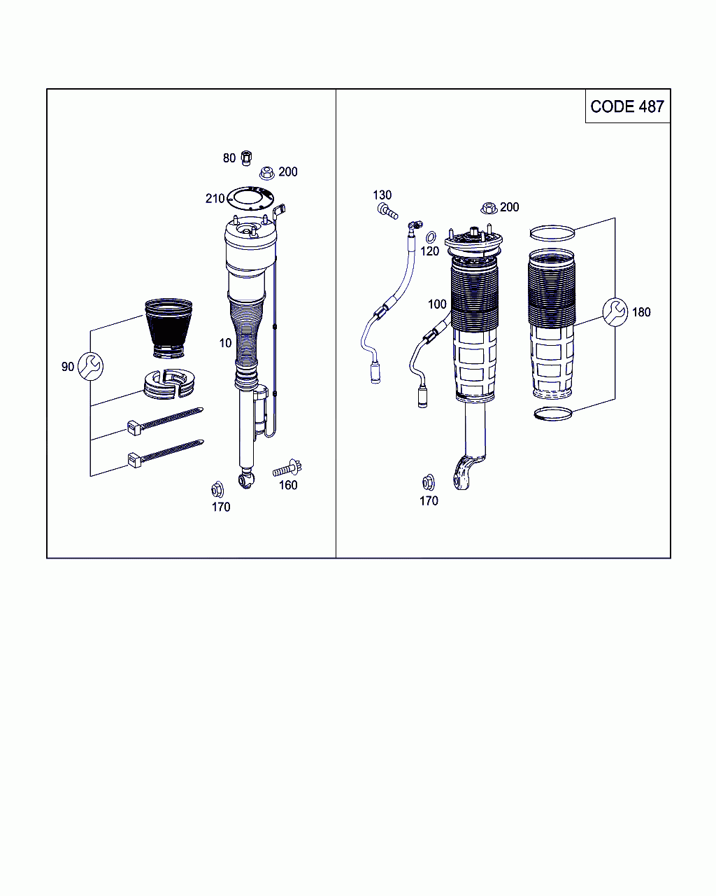NUT, <span>N 000000 007656, Main Group: Springs, Suspension And Hydraulic System, Diagram: SPRING STRUT AND SPRING STRUT MOUNTING FRONT, Location Of Picture: 170