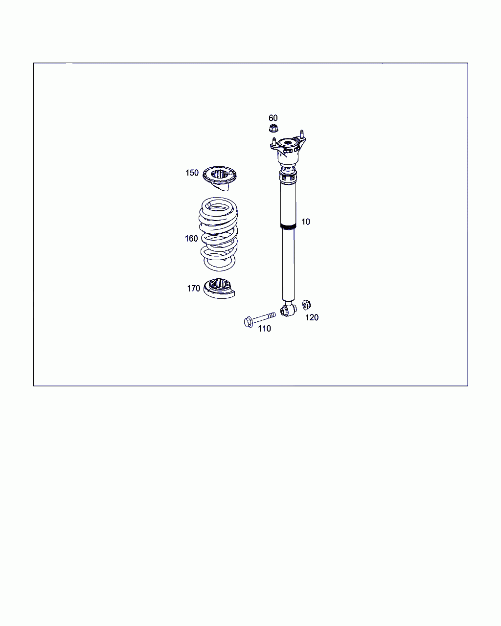 SPRING CUP INSERT, <span>A 246 325 05 84, Main Group: Springs, Suspension And Hydraulic System, Diagram: SPRING STRUT AND SPRING STRUT MOUNTING REAR, Location Of Picture: 170