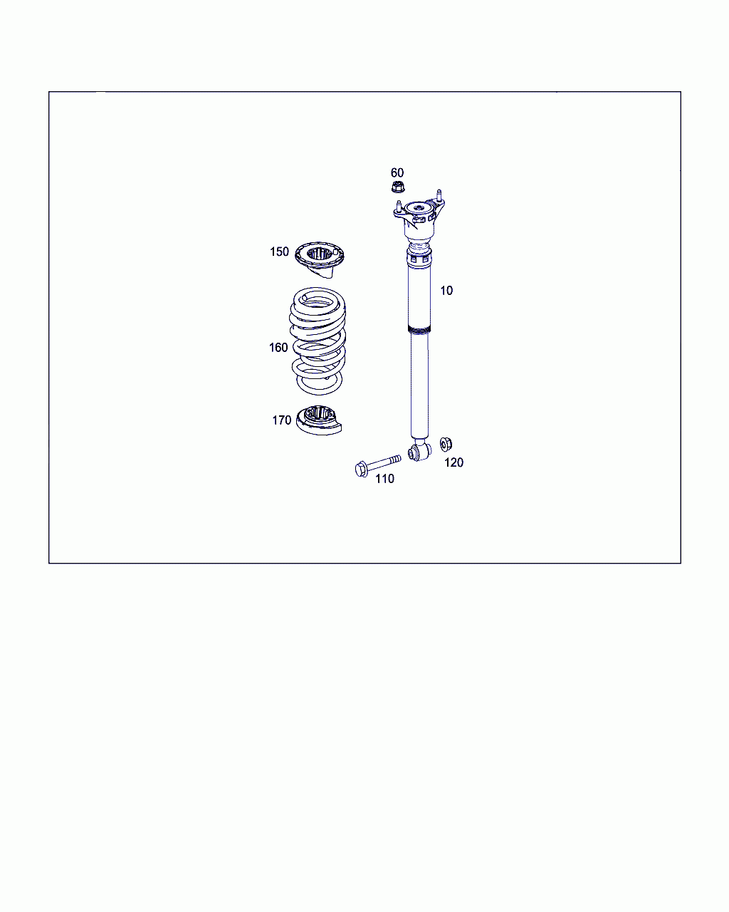 HELICAL SPRING, <span>A 176 324 09 04, Main Group: Springs, Suspension And Hydraulic System, Diagram: SPRING STRUT AND SPRING STRUT MOUNTING REAR, Location Of Picture: 160