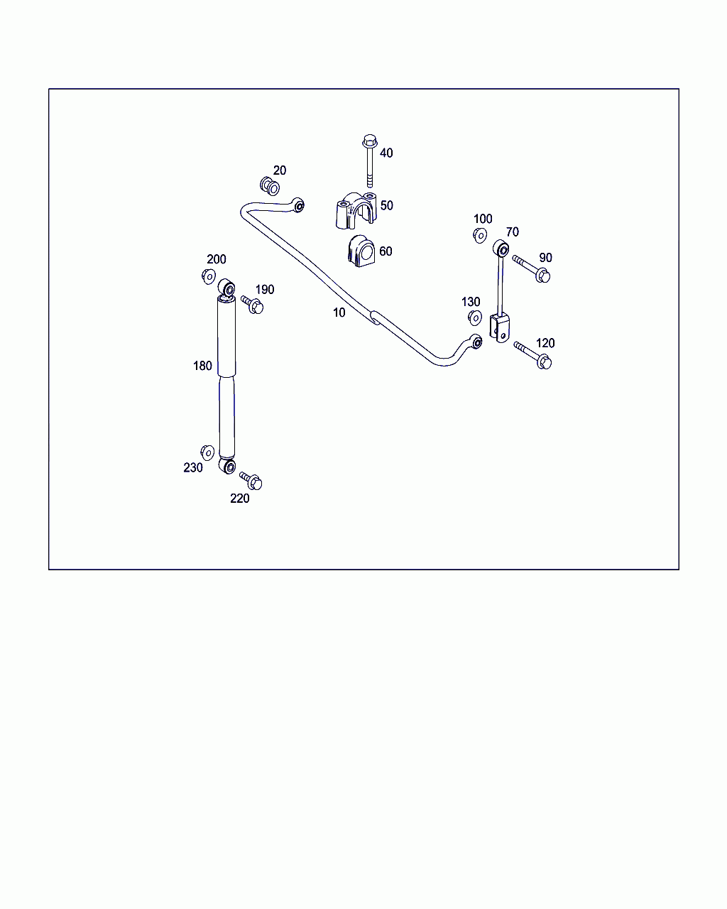 STABILIZER BAR MOUNT, <span>A 906 326 21 81, Main Group: Springs And Suspension, Diagram: REAR AXLE SHOCK ABSORBER, Location Of Picture: 60