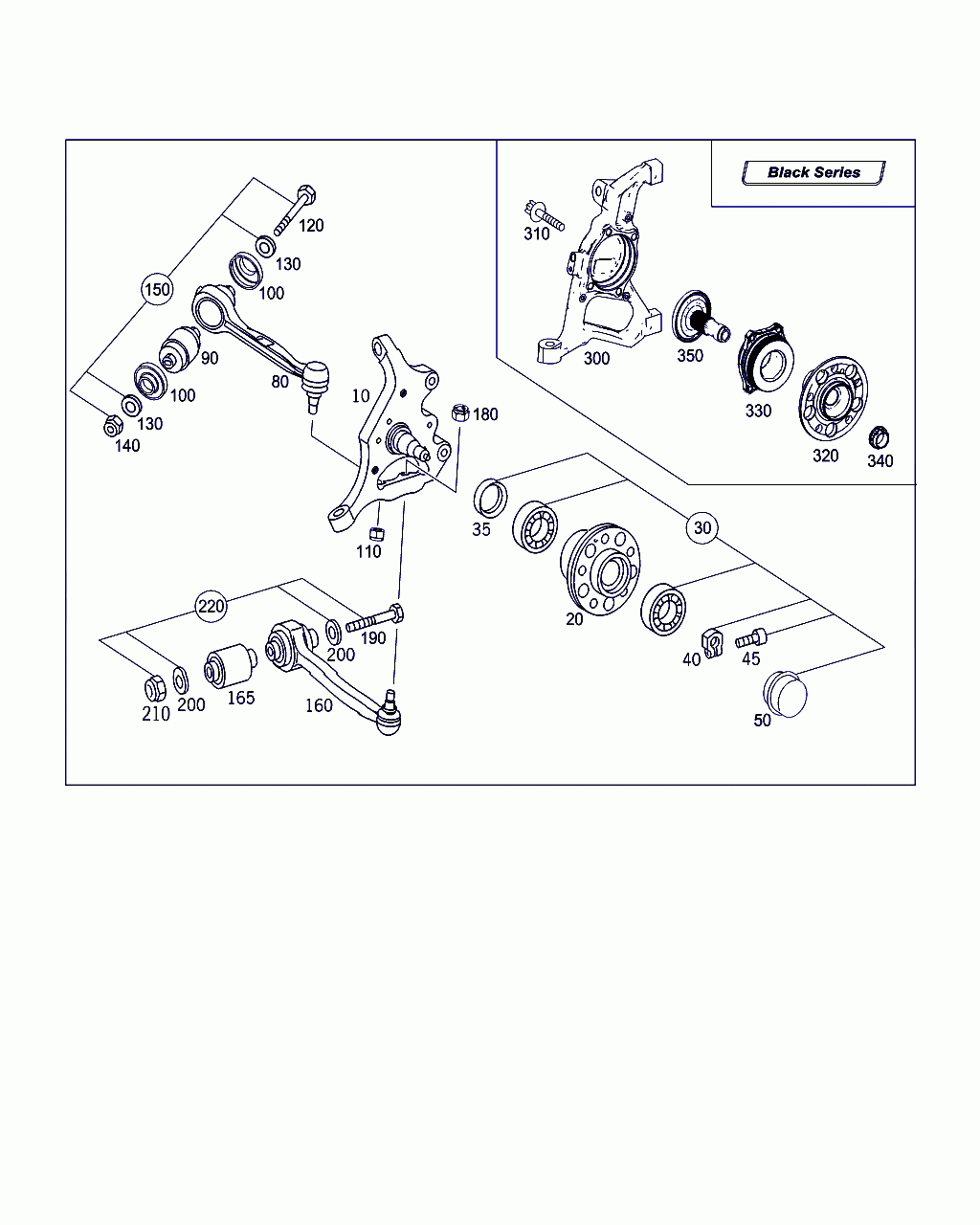 STRUT ROD, <span>A 204 330 34 11, Main Group: Front Axle, Diagram: STEERING KNUCKLE AND CONTROL ARM, Location Of Picture: 80