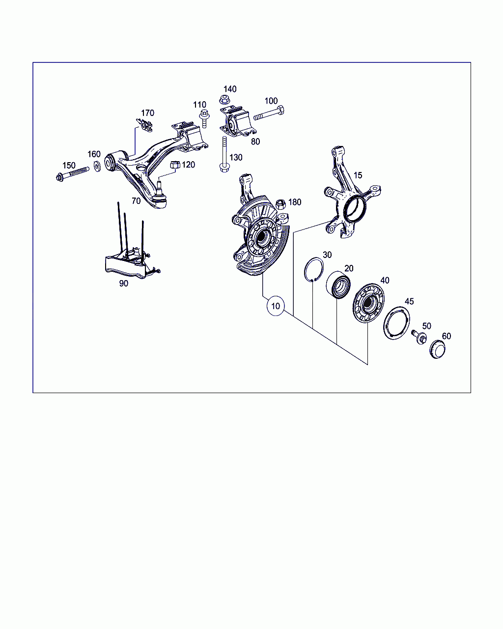 HEXAGON NUT, <span>N 000000 007799, Main Group: Front Axle, Diagram: STEERING KNUCKLE AND CONTROL ARM, Location Of Picture: 120