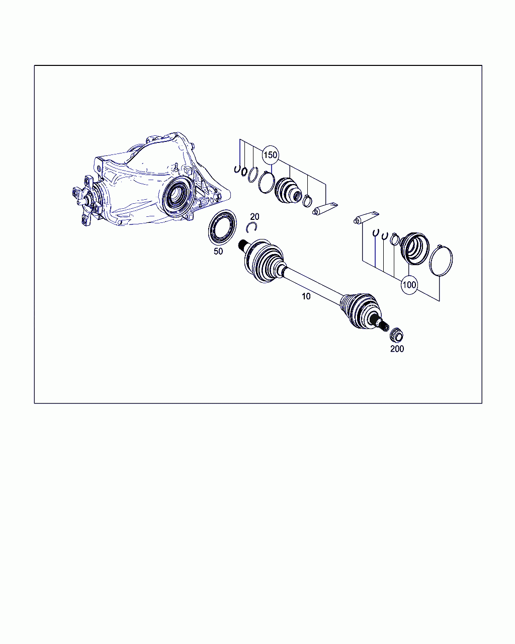 REAR AXLE SHAFT, <span>A 447 350 38 00, Main Group: Rear Axle, Diagram: AXLE SHAFT, Location Of Picture: 10