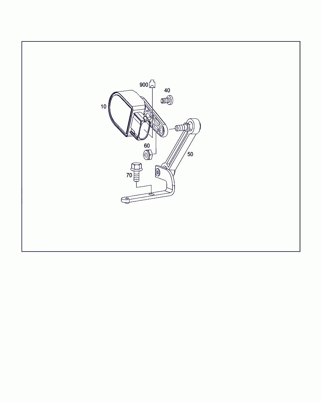 LINK ROD, <span>A 166 320 06 32, Main Group: Rear Axle, Diagram: REGULATION OF DYNAMIC HEADLAMP RANGE CONTROL, REAR, Location Of Picture: 50