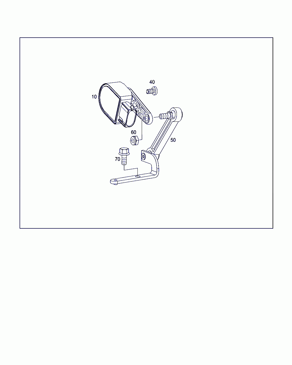 LINK ROD, <span>A 166 320 09 32, Main Group: Rear Axle, Diagram: REGULATION OF DYNAMIC HEADLAMP RANGE CONTROL, REAR, Location Of Picture: 50