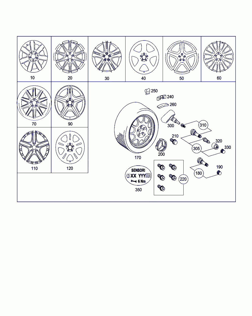 DISK WHEEL, <span>A 251 401 39 02, Main Group: Wheels, Diagram: WHEELS, Location Of Picture: 40