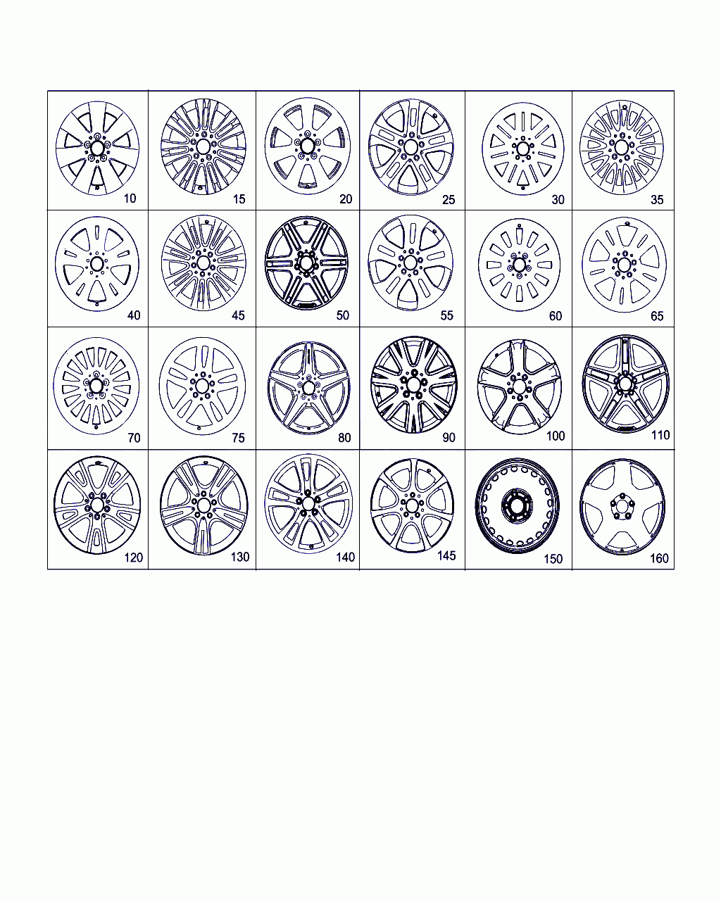 DISC WHEEL, <span>A 204 400 10 02, Main Group: Wheels, Diagram: WHEELS, Location Of Picture: 150