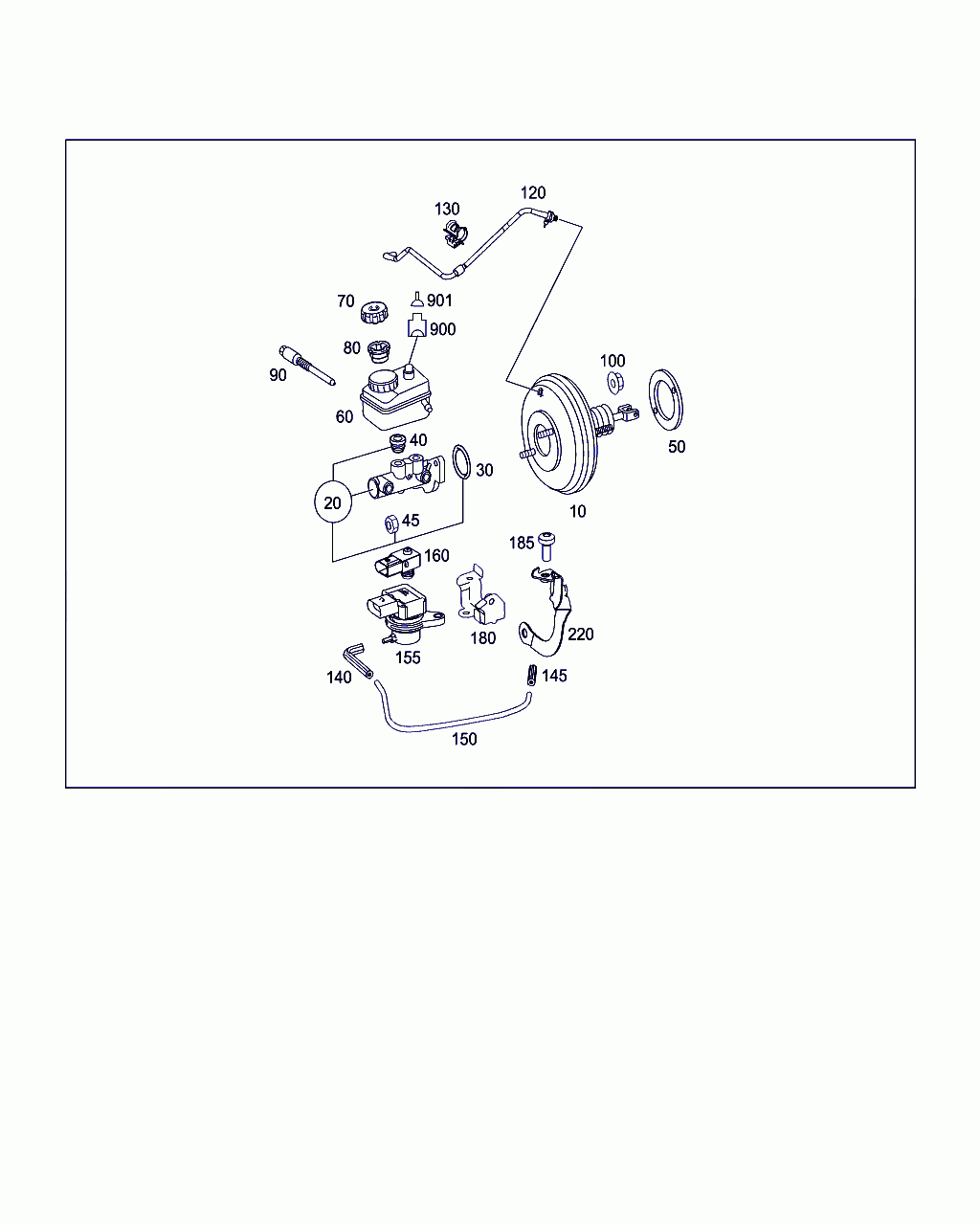 SENSOR, <span>A 169 540 17 17, Main Group: Brakes, Diagram: BRAKE BOOSTER, Location Of Picture: 155