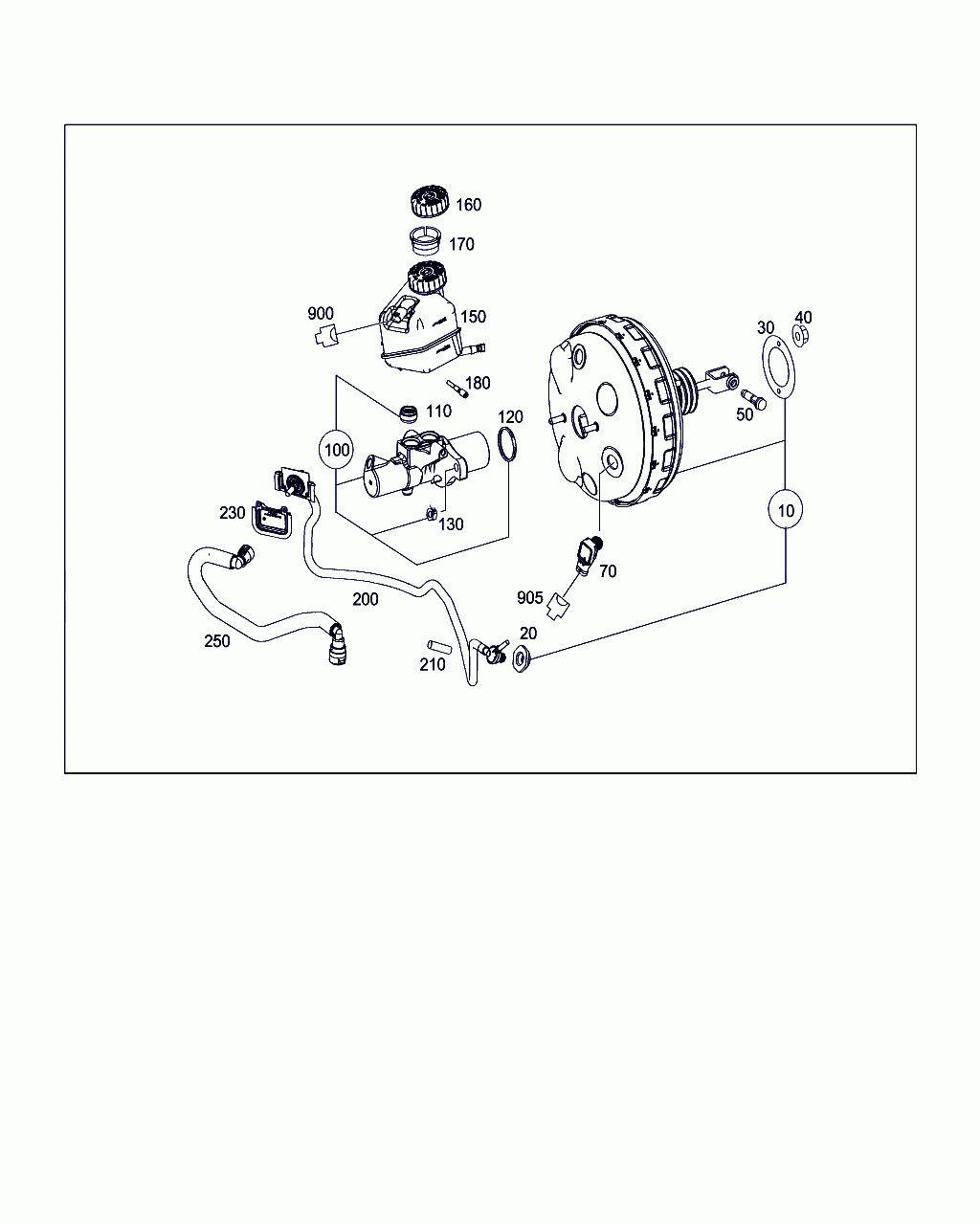 VACUUM LINE, <span>A 212 430 24 29, Main Group: Brakes, Diagram: BRAKE BOOSTER, Location Of Picture: 200