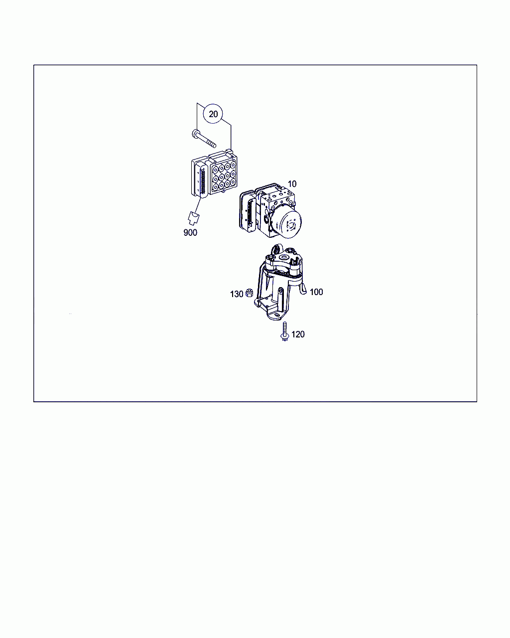 RS CONTROL UNIT, <span>A 212 900 51 25, Main Group: Brakes, Diagram: HYDRAULIC UNIT, Location Of Picture: 20