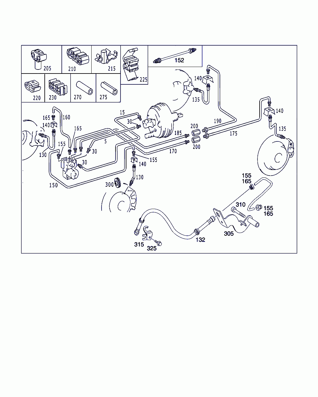 LINE, <span>A 340 420 39 29, Main Group: Brakes, Diagram: BRAKE LINES, Location Of Picture: 5