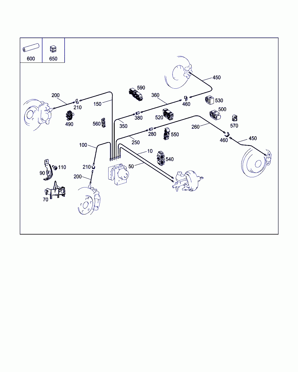 BRACKET, <span>A 176 421 02 94, Main Group: Brakes, Diagram: BRAKE LINES, Location Of Picture: 70