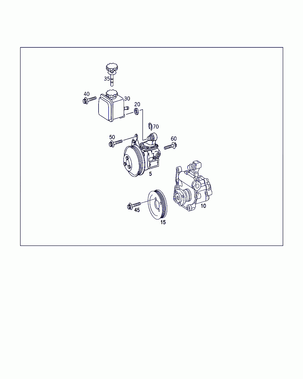 HYDRAULIC PUMP, <span>A 463 466 04 01, Main Group: Steering, Diagram: POWER STEERING PUMP, Location Of Picture: 5
